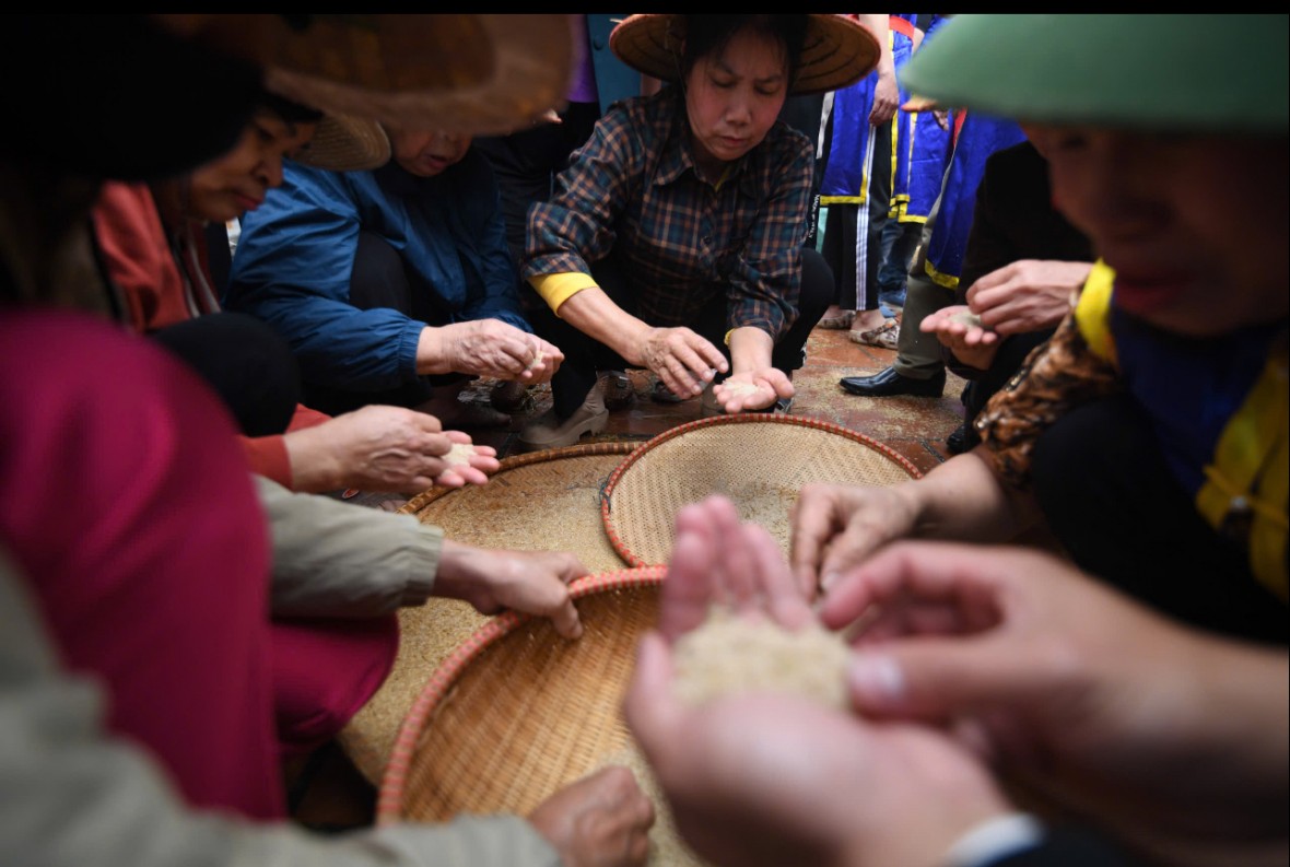 Tái hiện tích tướng quân Phan Tây Nhạc tại Lễ hội thổi cơm làng Thị Cấm