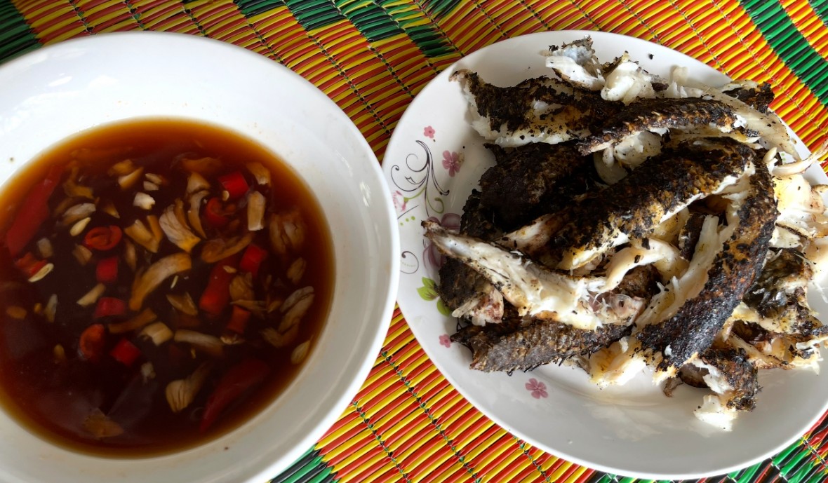Cá tràu nướng - Vị quê dân dã của xứ Nghệ