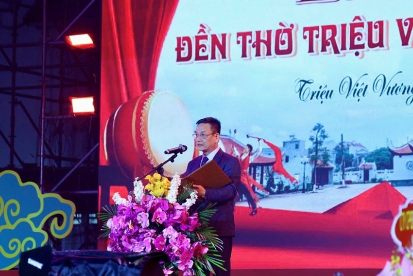 Khai mạc Lễ hội Đền thờ Triệu Việt Vương