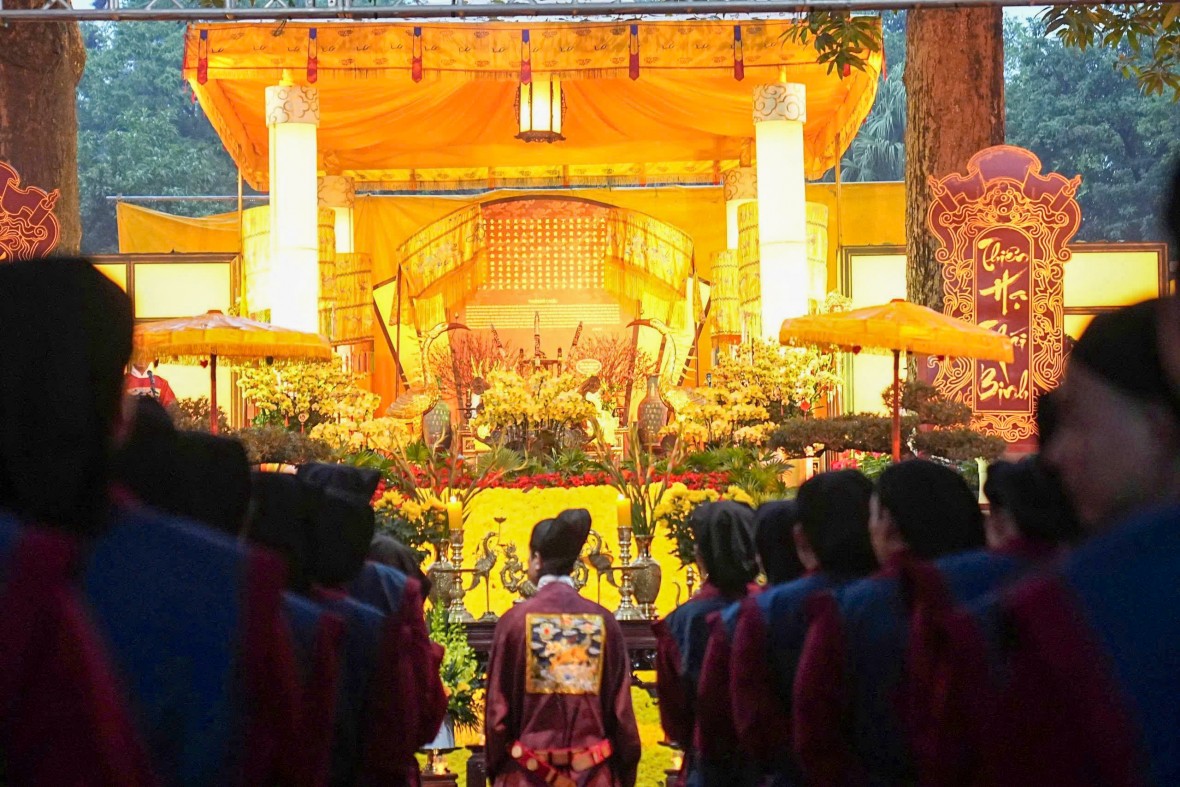 Lễ dâng hương khai xuân Bính Ngọ 2026 tại Hoàng thành Thăng Long