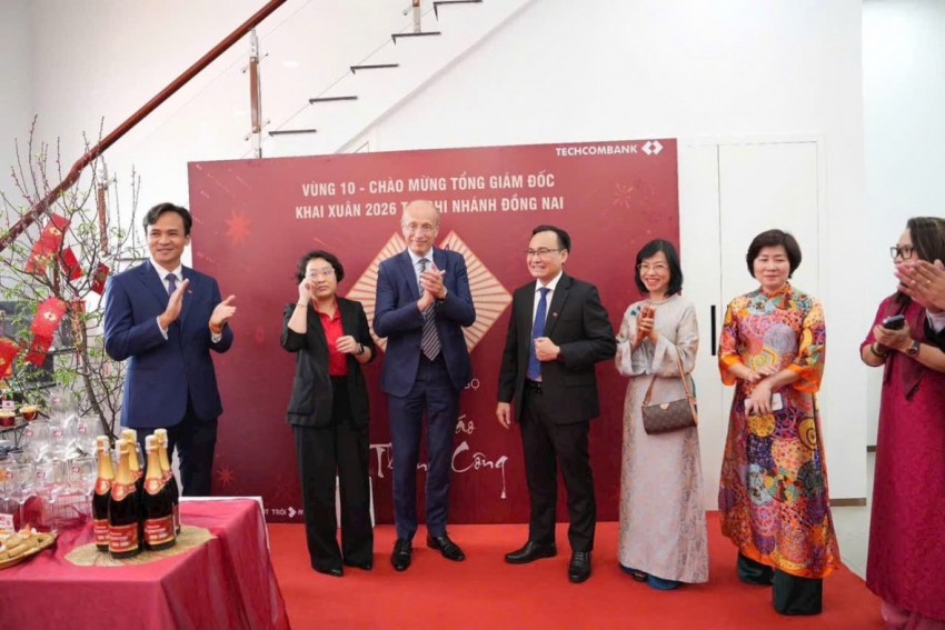 TECHCOMBANK Chi nhánh Đồng Nai vinh dự chào đón Tổng Giám đốc nhân dịp xuân Bính Ngọ năm 2026