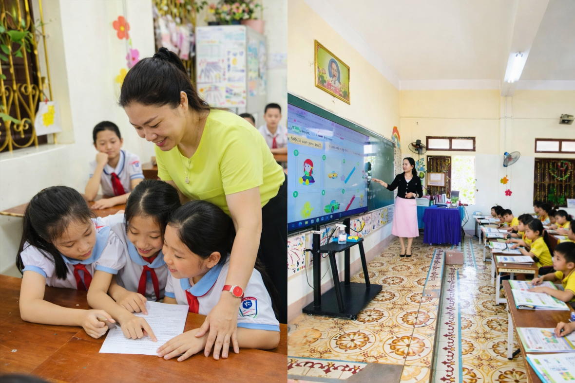 Nỗ lực “gieo chữ” tiếng Anh giữa muôn vàn khó khăn