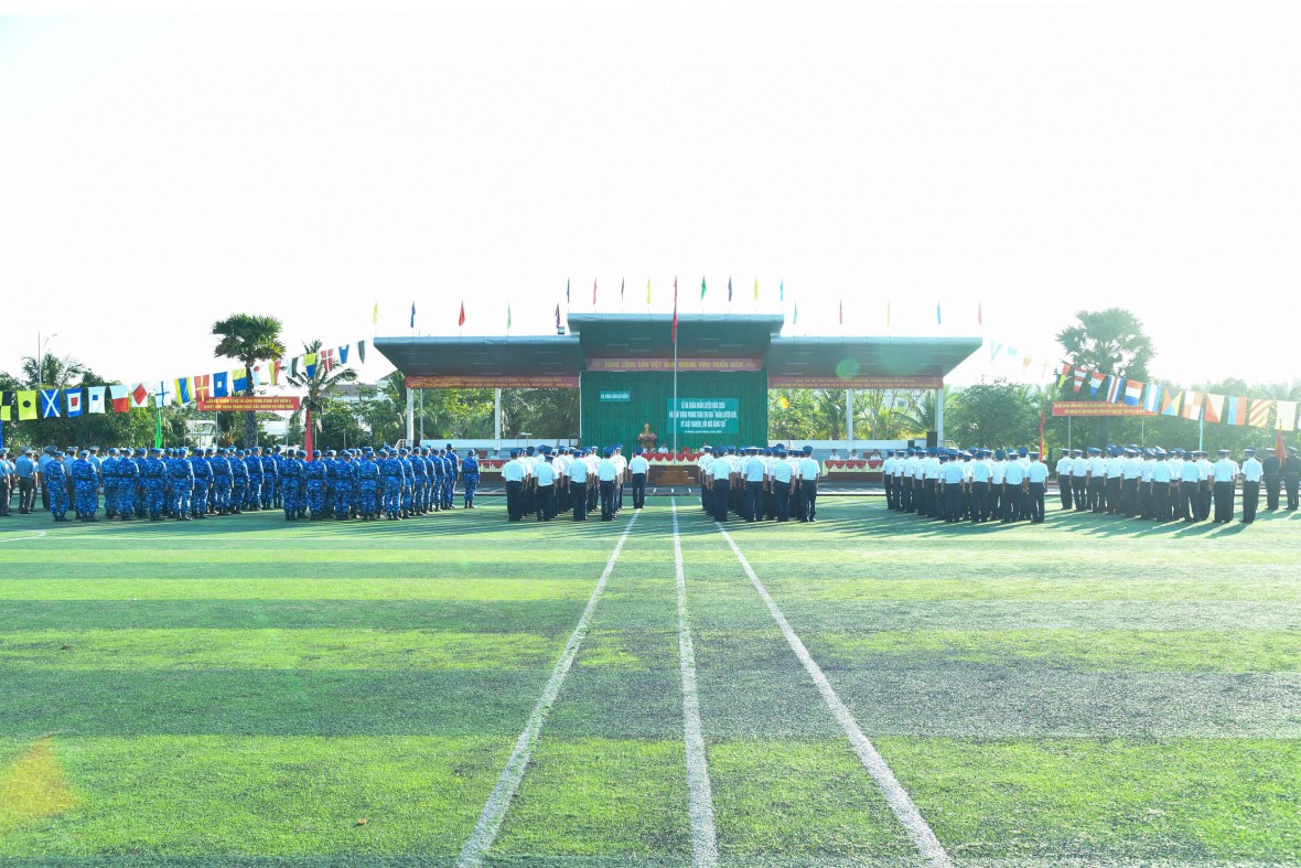 BTL Vùng Cảnh sát biển 4 tổ chức Lễ ra quân huấn luyện năm 2026