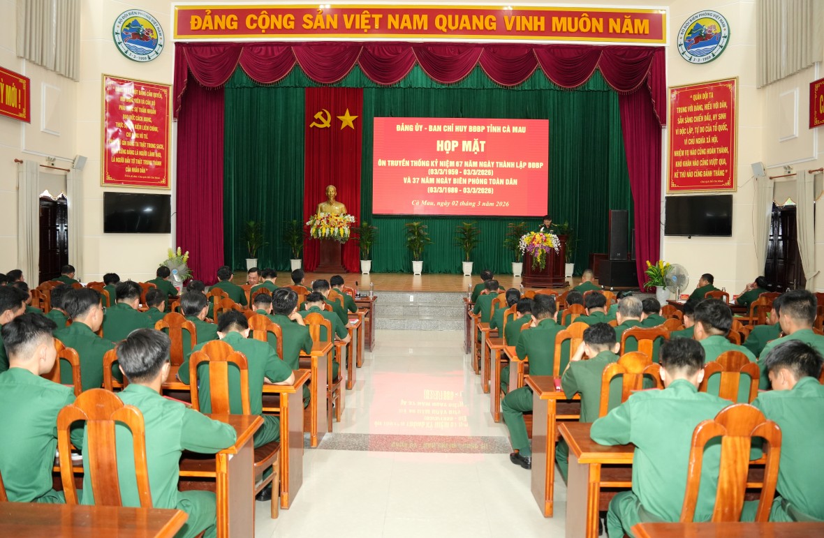 Phát huy truyền thống vẻ vang của lực lượng BĐBP Cà Mau