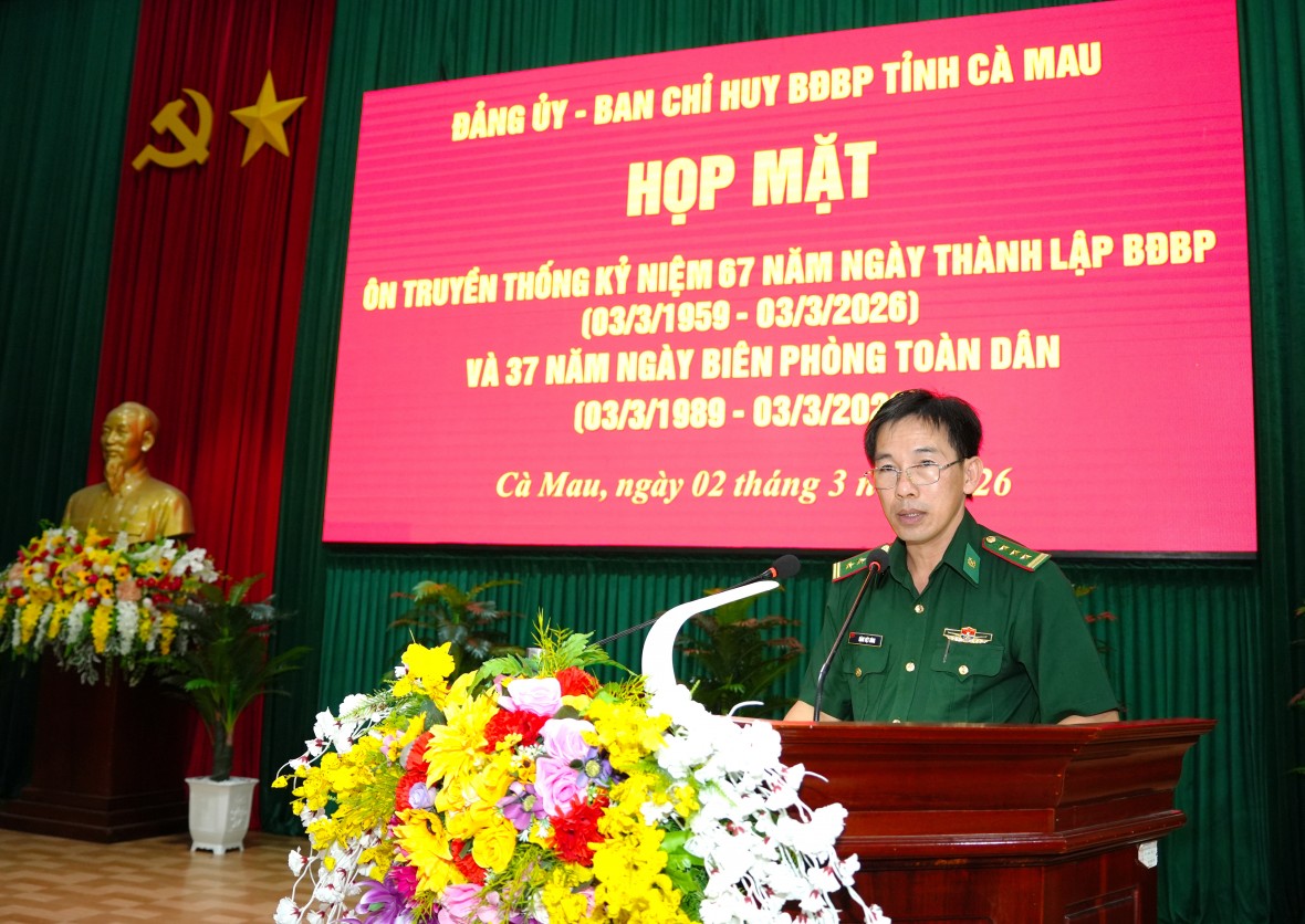 Phát huy truyền thống vẻ vang của lực lượng BĐBP Cà Mau