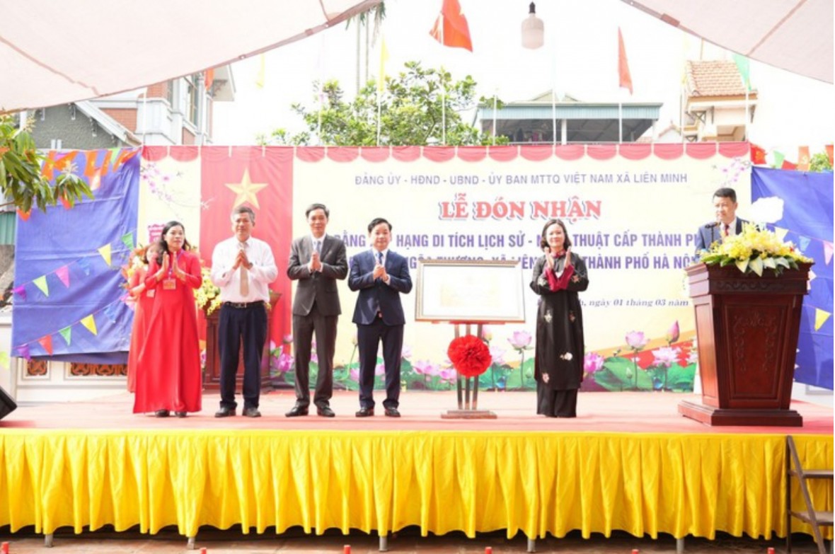 Vinh danh đình Cổ Ngõa Thượng - Nơi thờ tự thuộc tướng của Hai Bà Trưng