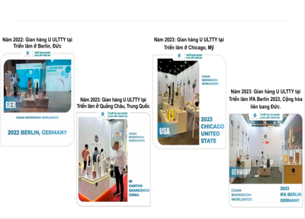 Sản phẩm chiếm sóng toàn cầu ở các triển lãm hàng đầu thế giới như IFA của Đức, Chicago Mỹ Sản phẩm chiếm sóng toàn cầu ở các triển lãm hàng đầu thế giới như IFA của Đức, Chicago Mỹ