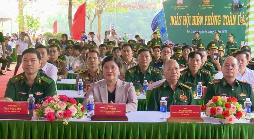 Đồng Nai: Sôi nổi Ngày hội Biên phòng toàn dân tại Lộc Thạnh