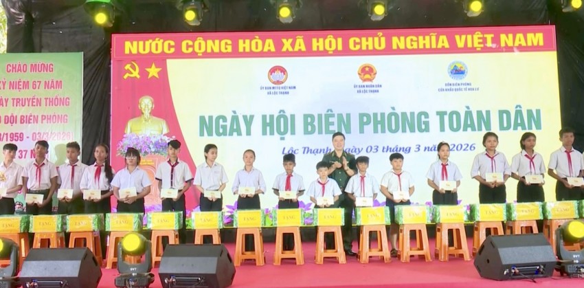 Đồng Nai: Sôi nổi Ngày hội Biên phòng toàn dân tại Lộc Thạnh