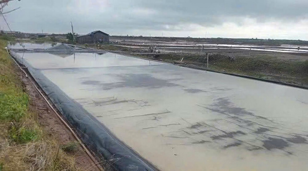 Mưa trái mùa gây thiệt hại 100% diện tích muối tại xã Đông Hải - Cà Mau