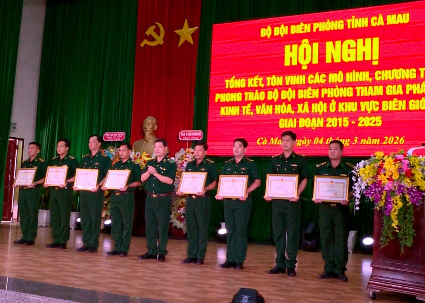 BĐBP Cà Mau lan tỏa hiệu quả các mô hình phát triển kinh tế - xã hội nơi biên giới biển