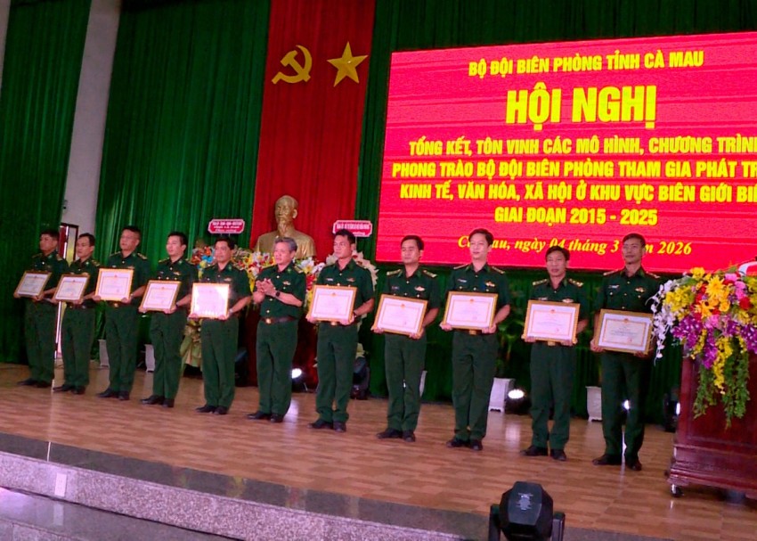 BĐBP Cà Mau lan tỏa hiệu quả các mô hình phát triển kinh tế - xã hội nơi biên giới biển