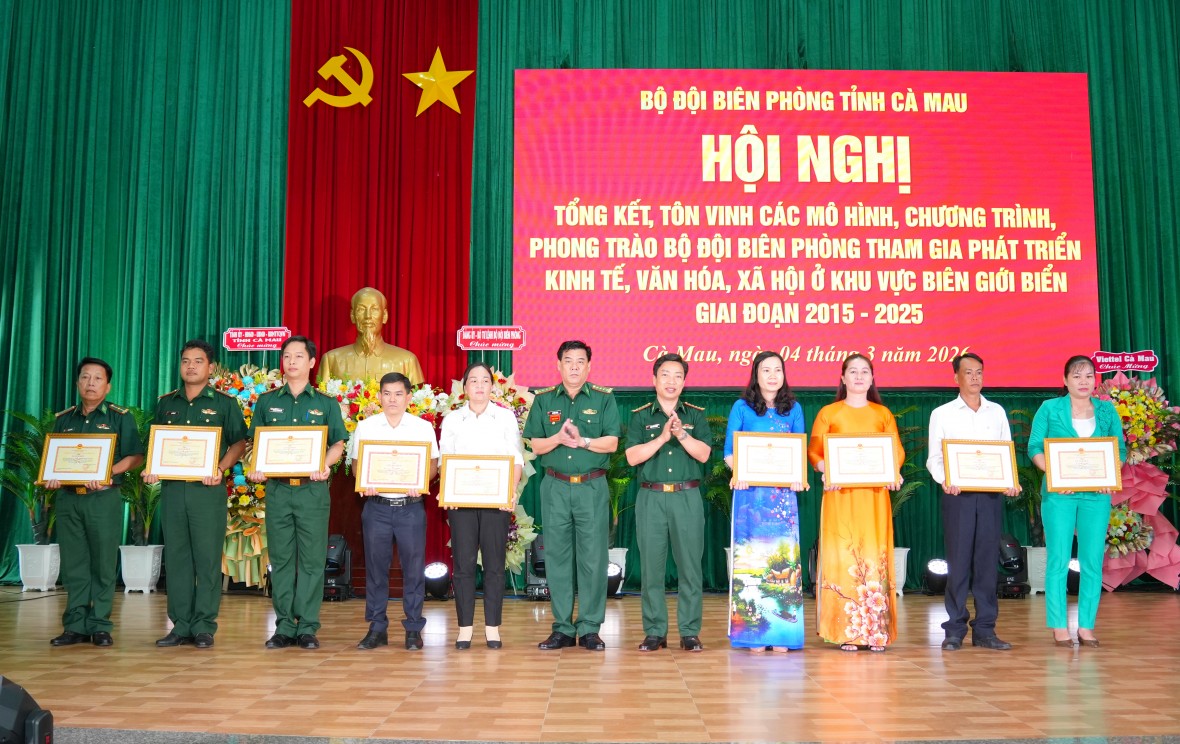BĐBP Cà Mau: 10 năm bền bỉ đồng hành phát triển kinh tế - xã hội nơi tuyến đầu biển, đảo
