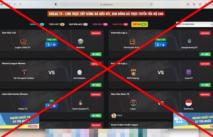 ệ thống “Xôi Lạc TV” hoạt động dưới dạng website phát trực tuyến, phát tán và tiếp sóng trái phép nhiều nội dung thuộc quyền khai thác hợp pháp của các đơn vị sở hữu bản quyền. ệ thống “Xôi Lạc TV” hoạt động dưới dạng website phát trực tuyến, phát tán và tiếp sóng trái phép nhiều nội dung thuộc quyền khai thác hợp pháp của các đơn vị sở hữu bản quyền.