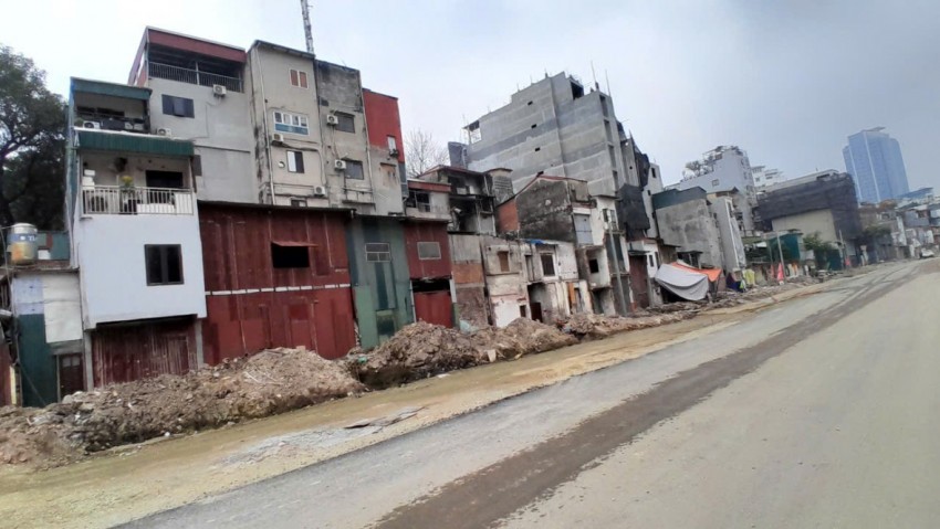 Hình ảnh Dự án Vành đai 1, đoạn Hoàng Cầu - Voi Phục sau gần 3 tháng giải phóng mặt bằng