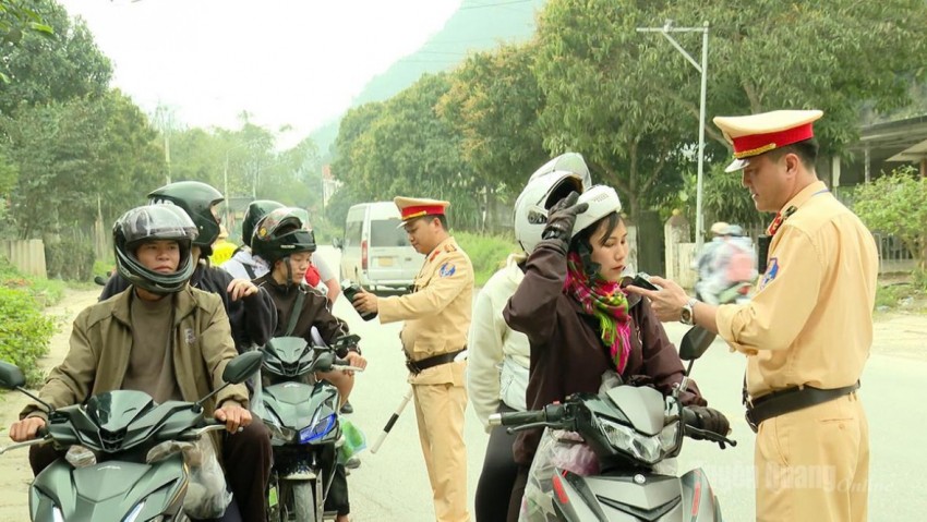 Tuyên Quang xử lý trên 47.000 trường hợp vi phạm giao thông trong tháng 2