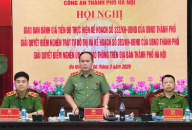 Giám đốc Công an Hà Nội: Không khoán trắng, nể nang vi phạm trật tự đô thị