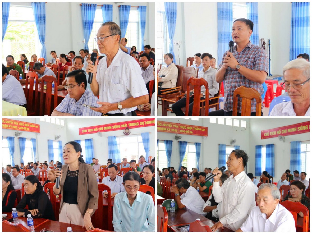 Ứng cử viên ĐBQH lắng nghe kiến nghị cử tri, cam kết đồng hành cùng Phú Mỹ phát triển bền vững