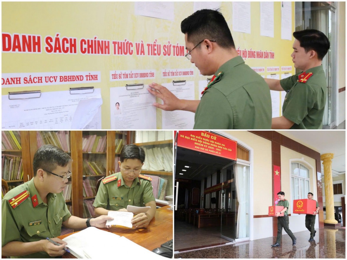 Công an Cà Mau triển khai “nhiệm vụ kép”, sẵn sàng cho ngày bầu cử