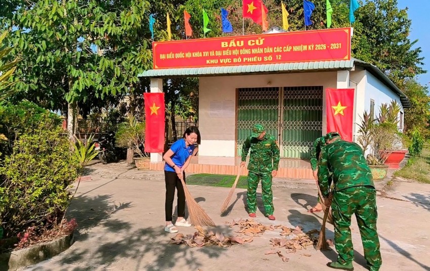 Nhiều hoạt động của lực lượng BĐBP hưởng ứng cuộc bầu cử đại biểu Quốc hội khóa XVI và HĐND các cấp
