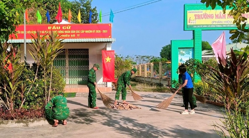 Nhiều hoạt động của lực lượng BĐBP hưởng ứng cuộc bầu cử đại biểu Quốc hội khóa XVI và HĐND các cấp