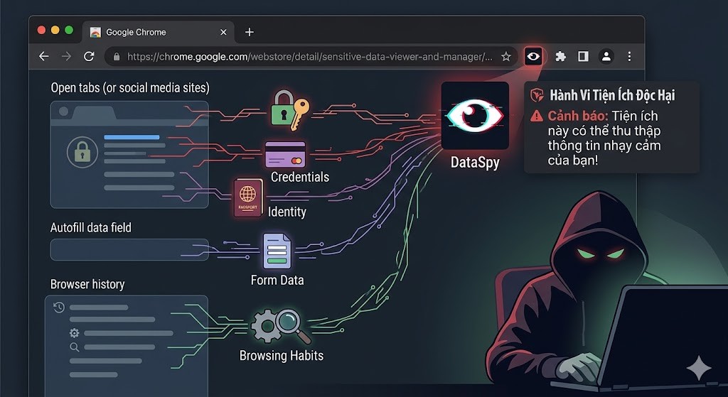 Nhiều tiện ích mở rộng có khả năng truy cập nội dung email. Ảnh minh họa