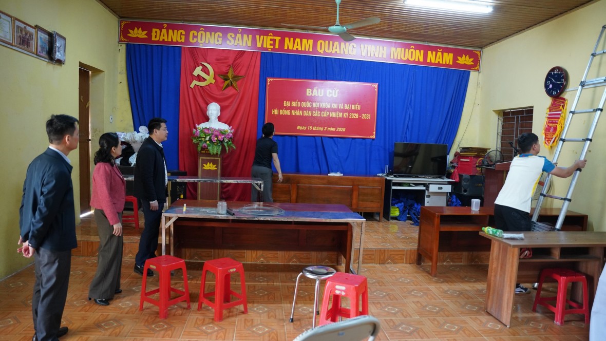 Thái Nguyên: Xã Chợ Rã chuẩn bị chu đáo, sẵn sàng cho ngày bầu cử