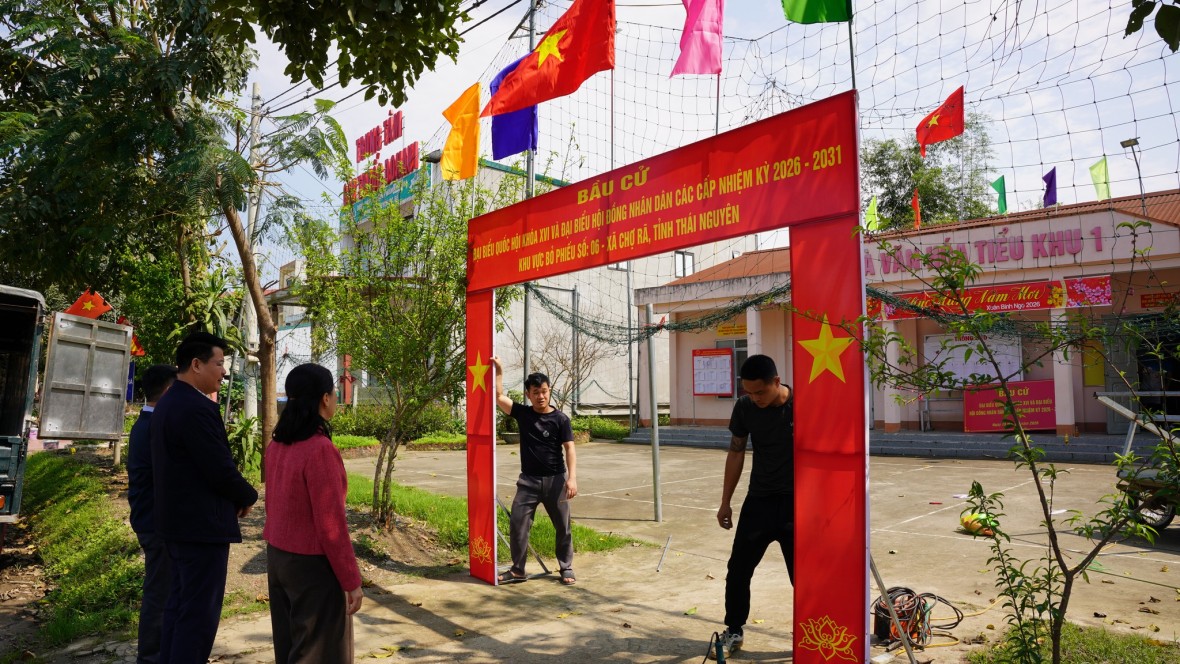 Thái Nguyên: Xã Chợ Rã chuẩn bị chu đáo, sẵn sàng cho ngày bầu cử