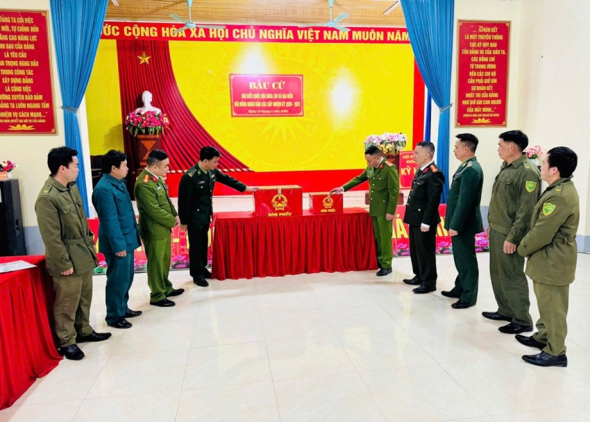 Đảm bảo tuyệt đối an ninh, an toàn cho ngày bầu cử tại khu vực biên giới