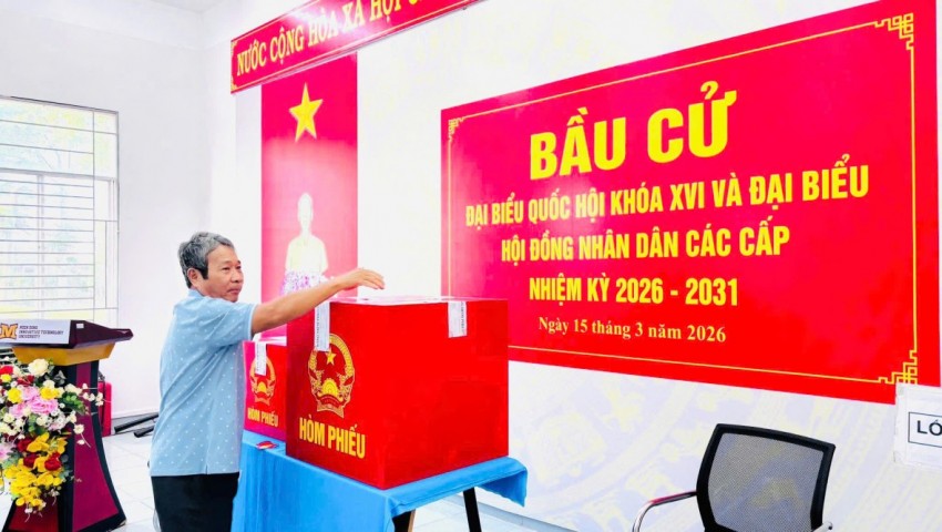 Chùm ảnh không khí nô nức ngày hội bầu cử ĐBQH và HĐND tại Đồng Nai