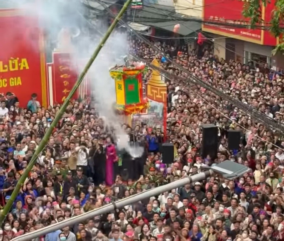 Sôi động Hội đầu pháo Kỳ Lừa - nét văn hóa đặc sắc xứ Lạng