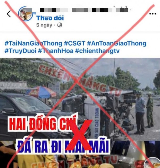 khong co chuyen 2 csgt tu vong khi truy duoi xe o thanh hoa