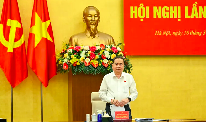 Chủ tịch Quốc hội Trần Thanh Mẫn chủ trì Hội nghị lần thứ tư Ban Chấp hành Đảng bộ Quốc hội nhiệm kỳ 2025-2030.