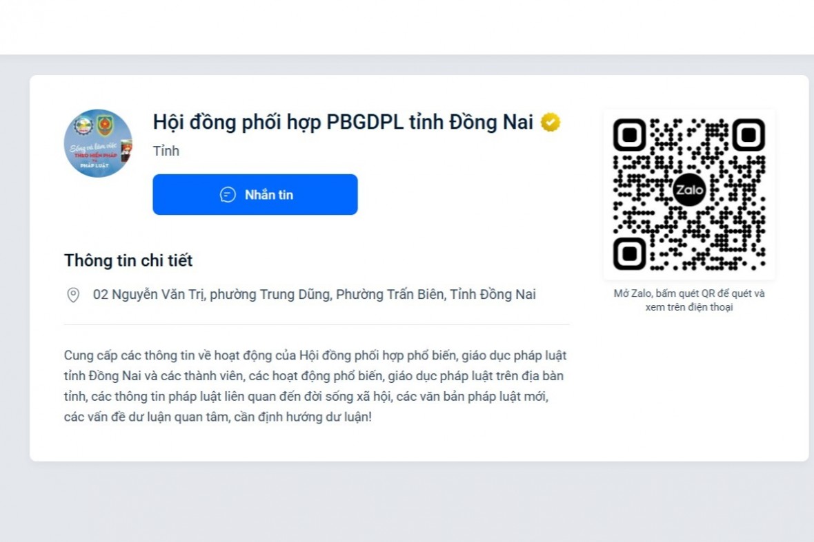 Đồng Nai: Lan tỏa tinh thần thượng tôn pháp luật từ cơ sở