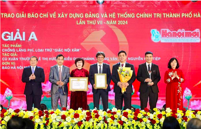 Giải Báo chí về xây dựng Đảng và hệ thống chính trị TP. Hà Nội lần thứ VIII.