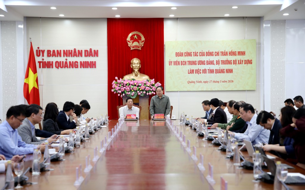 Bộ Xây dựng ủng hộ Quảng Ninh thúc đẩy đô thị loại I, hạ tầng trọng điểm