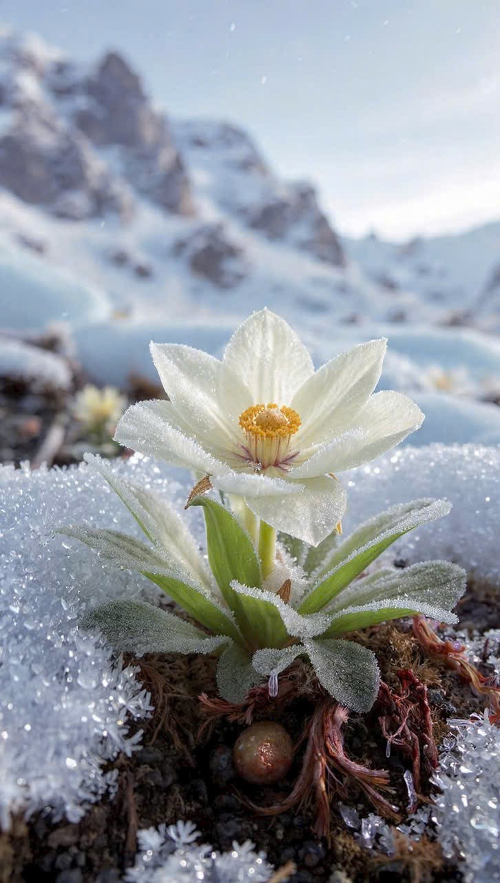 Đóa hoa giữa mùa lạnh