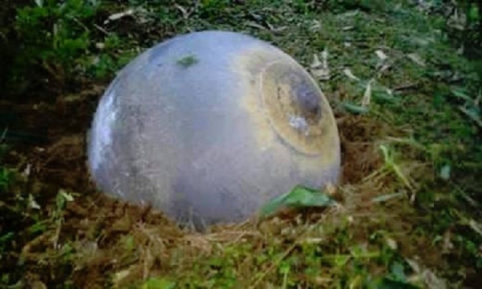 H&igrave;nh ảnh vật thể lạ từ tr&ecirc;n trời rơi xuống ở Tuy&ecirc;n Quang&nbsp;