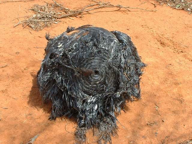 Quả cầu b&iacute; ẩn rơi tại ng&ocirc;i l&agrave;ng hẻo l&aacute;nh ở &Uacute;c năm 2007. Ảnh: Dailymail.