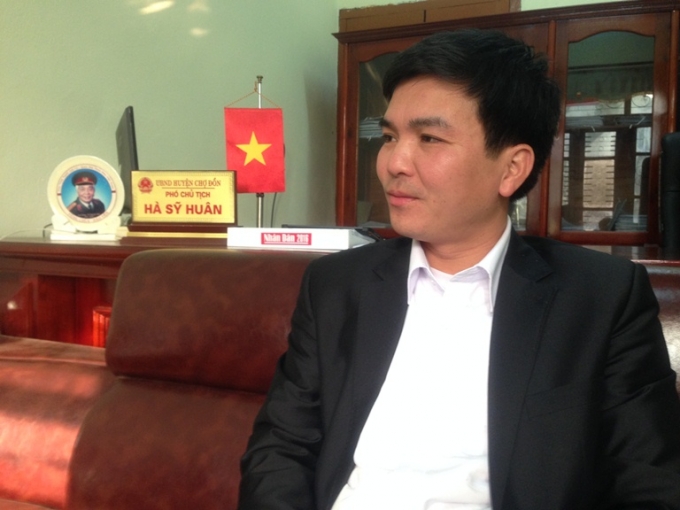 &Ocirc;ng&nbsp;H&agrave; Sỹ Hu&acirc;n, Ph&oacute; Chủ tịch UBND huyện Chợ Đồn, Bắc Kạn.