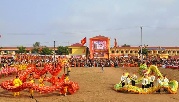 Lễ hội tịch điền tại H&agrave; Nam.