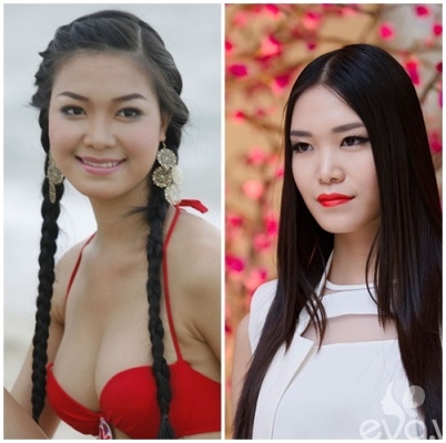 Hoa hậu Th&ugrave;y Dung đăng quang năm 2008. Ảnh: internet.