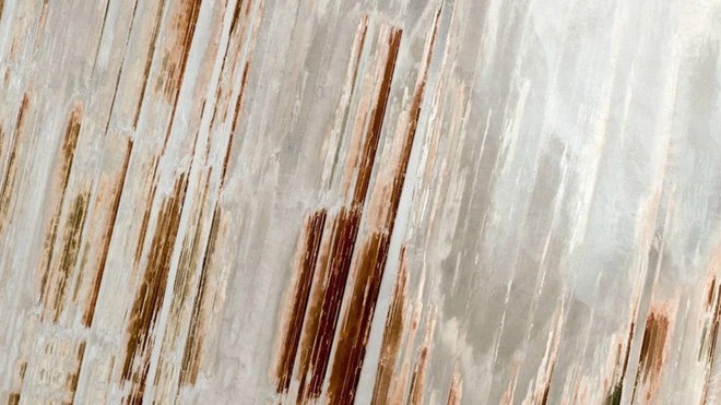 Hồ nước mặn Lake Baskunchak c&oacute; diện t&iacute;ch khoảng 115 km2 thuộc v&ugrave;ng Astrakhan, Nga.&nbsp;