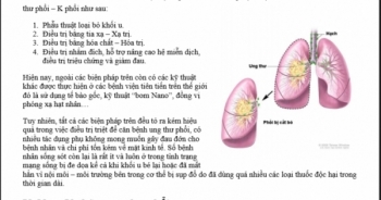 Bài 3: Thần y "mách nước" tự chữa ung thư không cần bệnh viện?