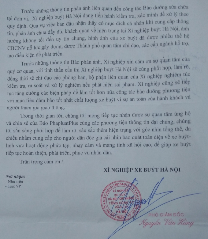X&iacute; nghiệp sẽ ki&ecirc;n quyết xử l&yacute; c&aacute;c trường hợp vi phạm trong qu&aacute; tr&igrave;nh sửa chũa, bảo dưỡng.