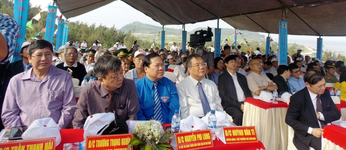 Quang cảnh buổi lễ.