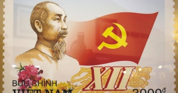Phát hành bộ tem đặc biệt chào mừng Đại hội Đảng lần thứ XII