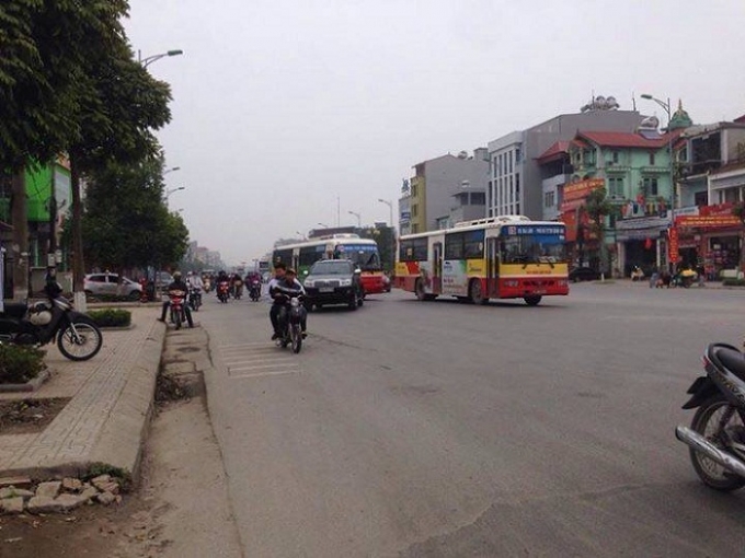 Khu vực xảy ra va chạm giao th&ocirc;ng.