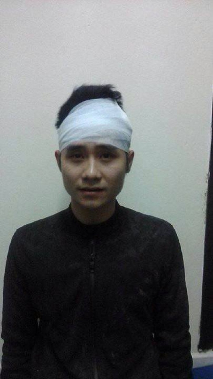 Đối tượng Nguyễn Minh Đức tại cơ quan điều tra.