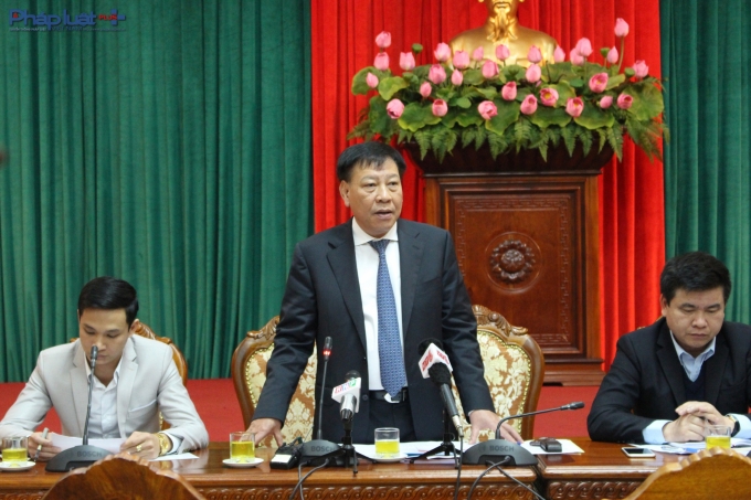 &Ocirc;ng T&ocirc; Văn Động, Gi&aacute;m đốc Sở Văn ho&aacute; - Thể thao H&agrave; Nội th&ocirc;ng tin về c&aacute;c hoạt động&nbsp;văn ho&aacute;, nghệ thuật sắp tới. (Ảnh: Đức Bi&ecirc;n)